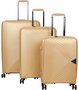 Комплект чемоданов из полипропилена March Gotthard, золотой