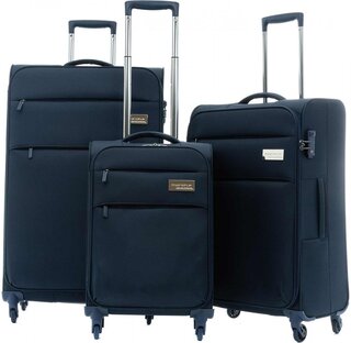 Комплект чемоданов на 4-х колесах March Polo, темно-синий