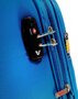 Малый тканевый чемодан на 4-х колесах 42/48 л Roncato Speed, голубой