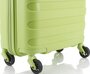 Мала 4-х колісна валіза із поліпропілену 37 л Travelite Nova, зелений