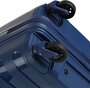 Средний 4-х колесный чемодан из полипропилена 67 л Travelite Nova, синий