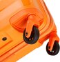 Средний 4-х колесный чемодан из полипропилена 67 л Travelite Nova, оранжевый