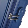 Большой 4-х колесный чемодан из полипропилена 99 л Travelite Nova, синий
