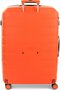 Чемодан гигант из полипропилена 118 л Roncato Box 2.0, оранжевый/голубой