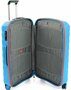 Велика валіза 80 л Roncato Box 2.0, блакитний/помаранчевий