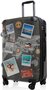Средний чемодан из поликарбоната 65 л Hauptstadtkoffer BLNBAG World Polaroid Schwarz