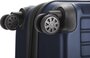 Комплект пластикових валіз HAUPTSTADTKOFFER Xberg Germany матовий, темно-синій