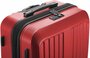 Комплект пластикових валіз HAUPTSTADTKOFFER Xberg Germany матовий, червоний