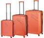 Комплект пластикових валіз Travelite Tourer, помаранчевий