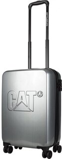 Малый чемодан на 4-х колесный 40 л CAT CAT-D, серебристый