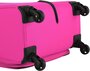 Большой тканевый чемодан 97/110 л Travelite Wave, розовый