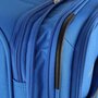 Большой тканевый чемодан 97/110 л Travelite Wave, синий