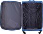 Большой тканевый чемодан 97/110 л Travelite Wave, синий