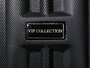 Велика пластикова валіза 94 л Vip Collection Panama 28 Black