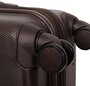 Средний чемодан из поликарбоната 66/78 л Vip Collection Galaxy 24 Brown