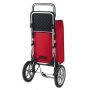 Aurora Relax 65 Red/Grey 65 л сумка-візок з поліэстеру червоно-сіра