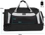 Велика сумка на колесах TravelZ Wheelbag Doubleloader на 96 літрів із поліестеру Чорна