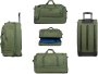 Большая сумка на колесах TravelZ Wheelbag Doubleloader на 96 литров из полиэстера Зеленая