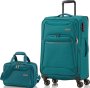 Велика 4-х колісна валіза 84/97 л Travelite Kendo Petrol