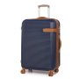 Велика валіза 83/104 л Rock Valiant Navy Blue Hardshell Expandable (M)
