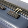 Большой чемодан Airtex 241 из полипропилена на 110/127 л весом 4,7 кг Синий