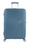 Велика валіза American Tourister Soundbox – 97 / 110 л, 4,2 кг Блакитна