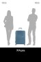 Велика валіза American Tourister Soundbox – 97 / 110 л, 4,2 кг Блакитна