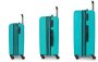 Большой чемодан Gabol Future 109/123 л весом 4,3 кг из пластика Бирюзовый