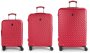 Большой чемодан Gabol Journey на 106/135 л весом 4,7 кг из пластика Красный