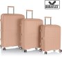 Большой чемодан Heys AirLite на 100/125 л весом 3,9 кг из Duraflex (поликарбонат) Бежевый