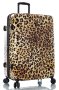 Большой чемодан Heys Brown Leopard на 107/133 л весом 5 кг из поликарбоната Коричневый