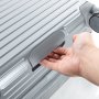 Большой чемодан Heys Cruze на 102/128 л из поликарбоната Серебристый
