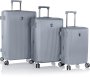 Большой чемодан Heys Earth Tones на 105/125 л весом 4,8 кг из поликарбоната Серый