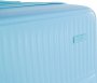 Большой чемодан Heys Pastel на 97/116 л весом 4,6 кг из поликарбоната Голубой