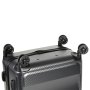 Большой чемодан из поликарбоната 4-х колесный 93.5 л Rock Amethyst (L) Black