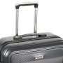 Большой чемодан из поликарбоната 4-х колесный 93.5 л Rock Amethyst (L) Silver