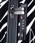 Большой чемодан из поликарбоната 90 л Titan X2, черный с белым