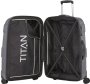 Большой чемодан из поликарбоната 90 л Titan X2 Gun Metal