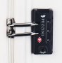 Большой чемодан из полипропилена 100 л Puccini Acapulco, белый
