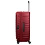 Велика валіза Lojel Cubo V4 з полікарбонату на 120/130 л Бордовий