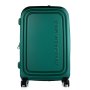 Большой чемодан Mandarina Duck LOGODUCK XL из поликарбоната с расширением Зеленый
