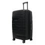Большой чемодан Milano Bag 115/132 л из полипропилена 4,4 кг Черный