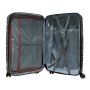 Большой чемодан Milano Bag 115/132 л из полипропилена 4,4 кг Черный