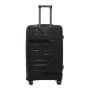 Большой чемодан Milano Bag 115/132 л из полипропилена 4,4 кг Черный