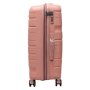 Большой чемодан Milano Bag 115/132 л из полипропилена 4,4 кг Розовый