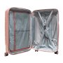 Большой чемодан Milano Bag 115/132 л из полипропилена 4,4 кг Розовый