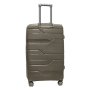 Большой чемодан Milano Bag 115/132 л из полипропилена 4,4 кг Шампань
