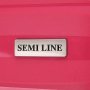 Велика валіза Semi Line на 102 л вагою 4,2 кг з поліпропілену Червона