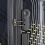 Большой чемодан Semi Line на 97 л весом 4,3 из пластика Антрацит