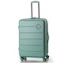 Большой чемодан Swissbrand Berlin на 98/108 л из поликарбоната Бирюзовый